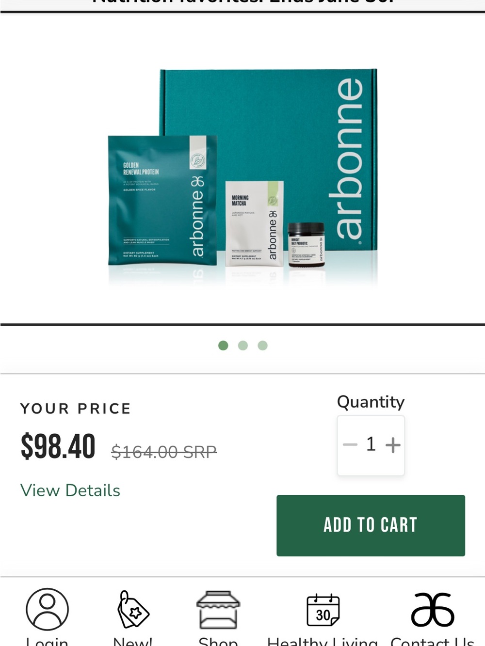 Arbonne 7-Day Fresh Start